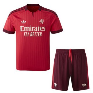Camisa Lyon OL Criança Away Vermelho 2026/2027 Camisa Lyon OL Criança Away Vermelho 2026/2027