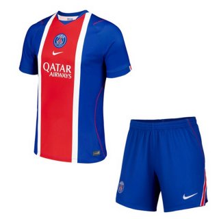 Camisa Paris PSG Criança Home Azul Vermelho 2026/2027 Camisa Paris PSG Criança Home Azul Vermelho 2026/2027